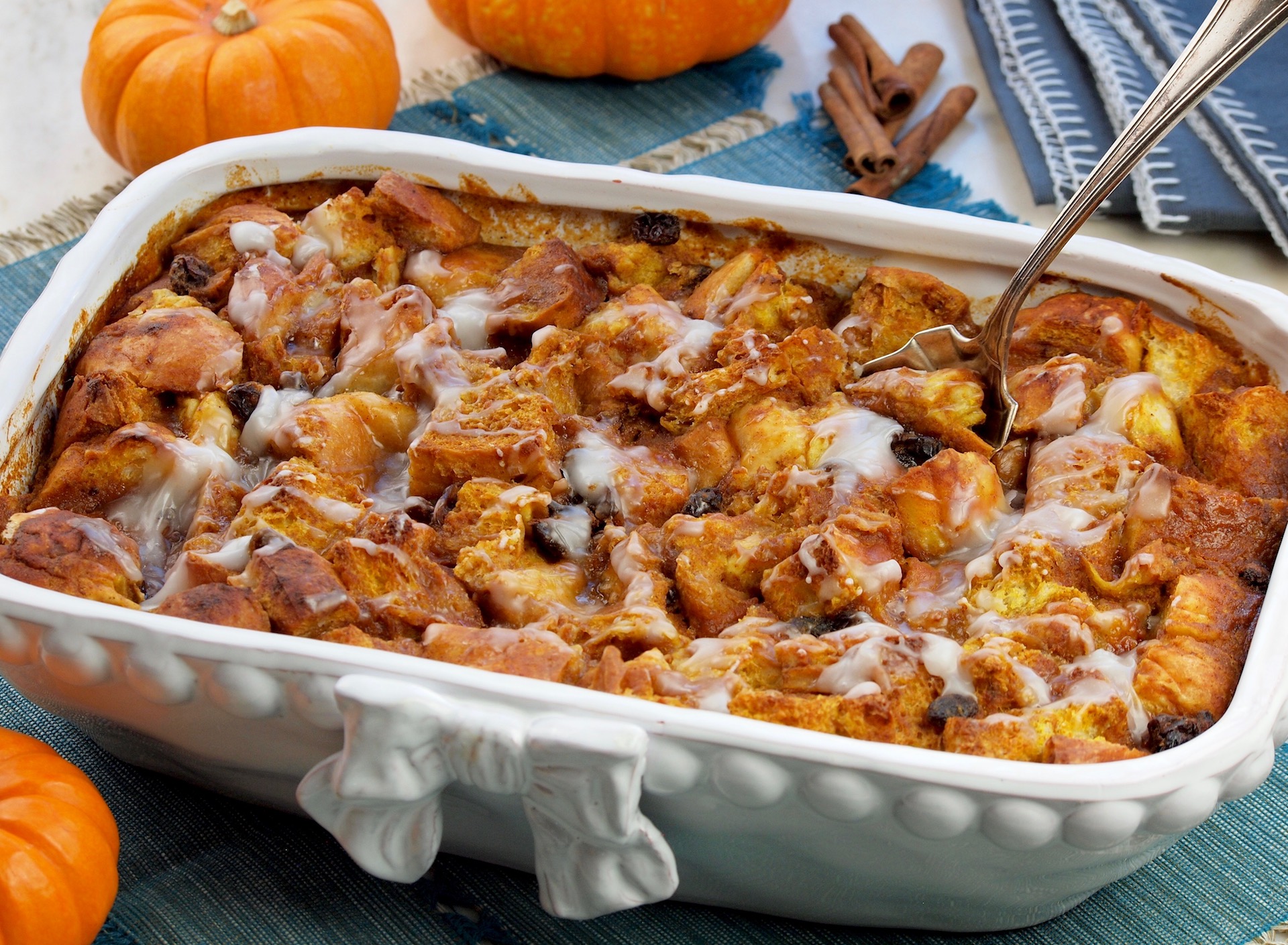 Pumpkin Bread Pudding