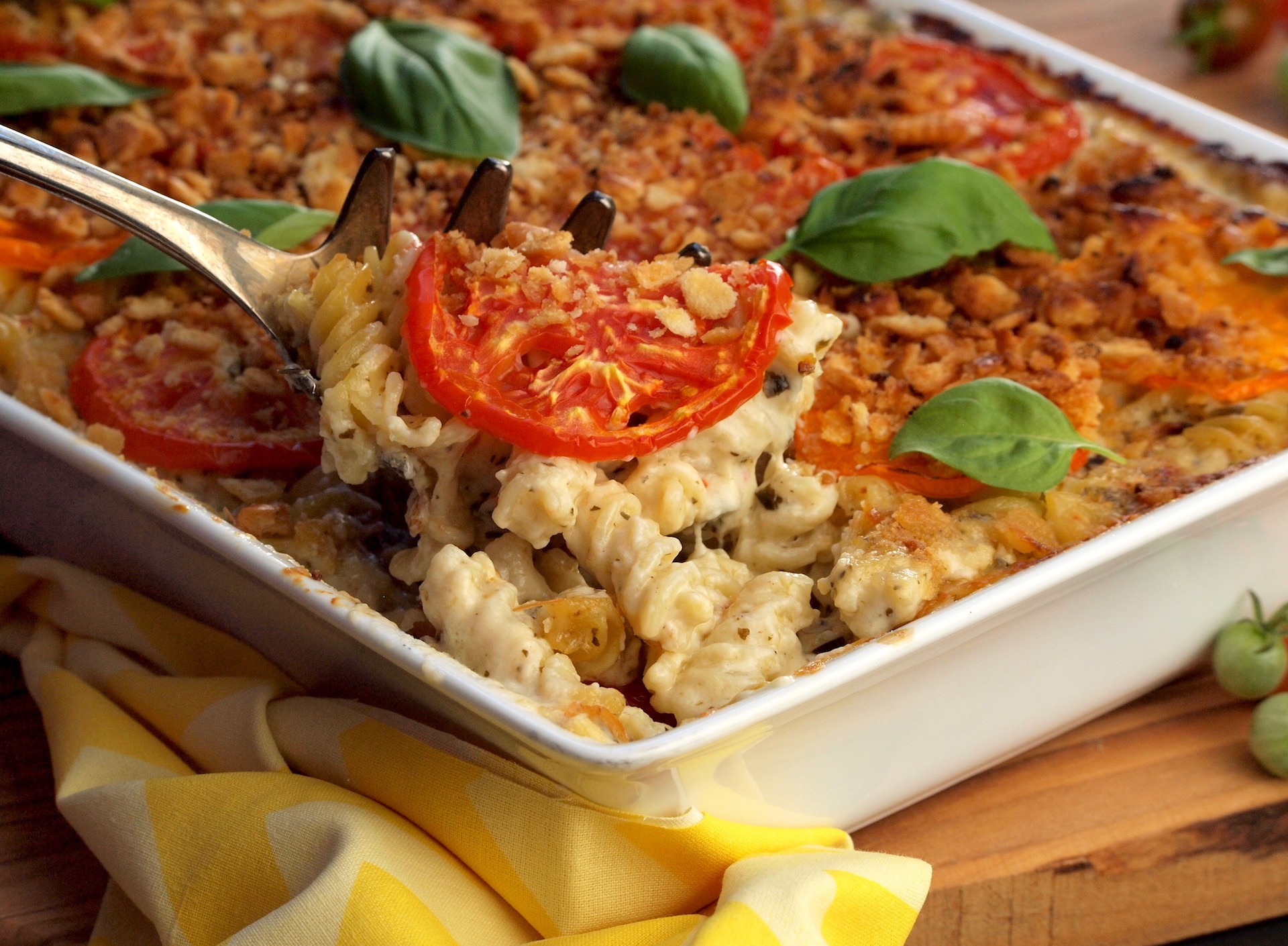 Caprese Mac and Cheese