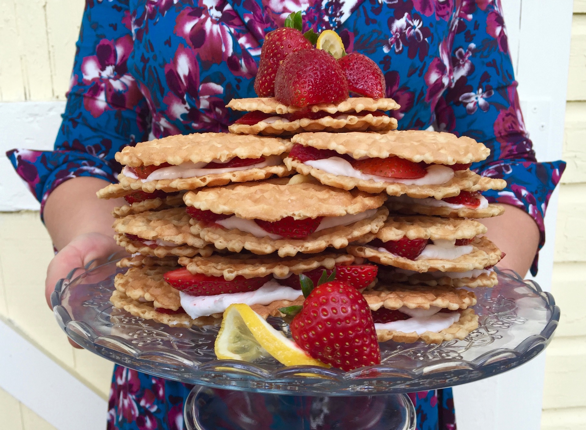 Pizzelle Icebox Cake