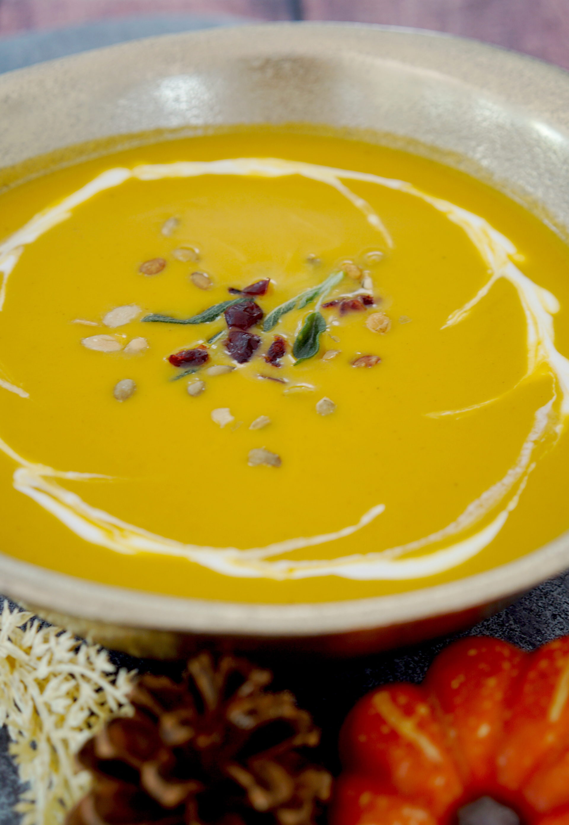 Fall Roasted Savory Pumpkin Soup Emily Ellyn