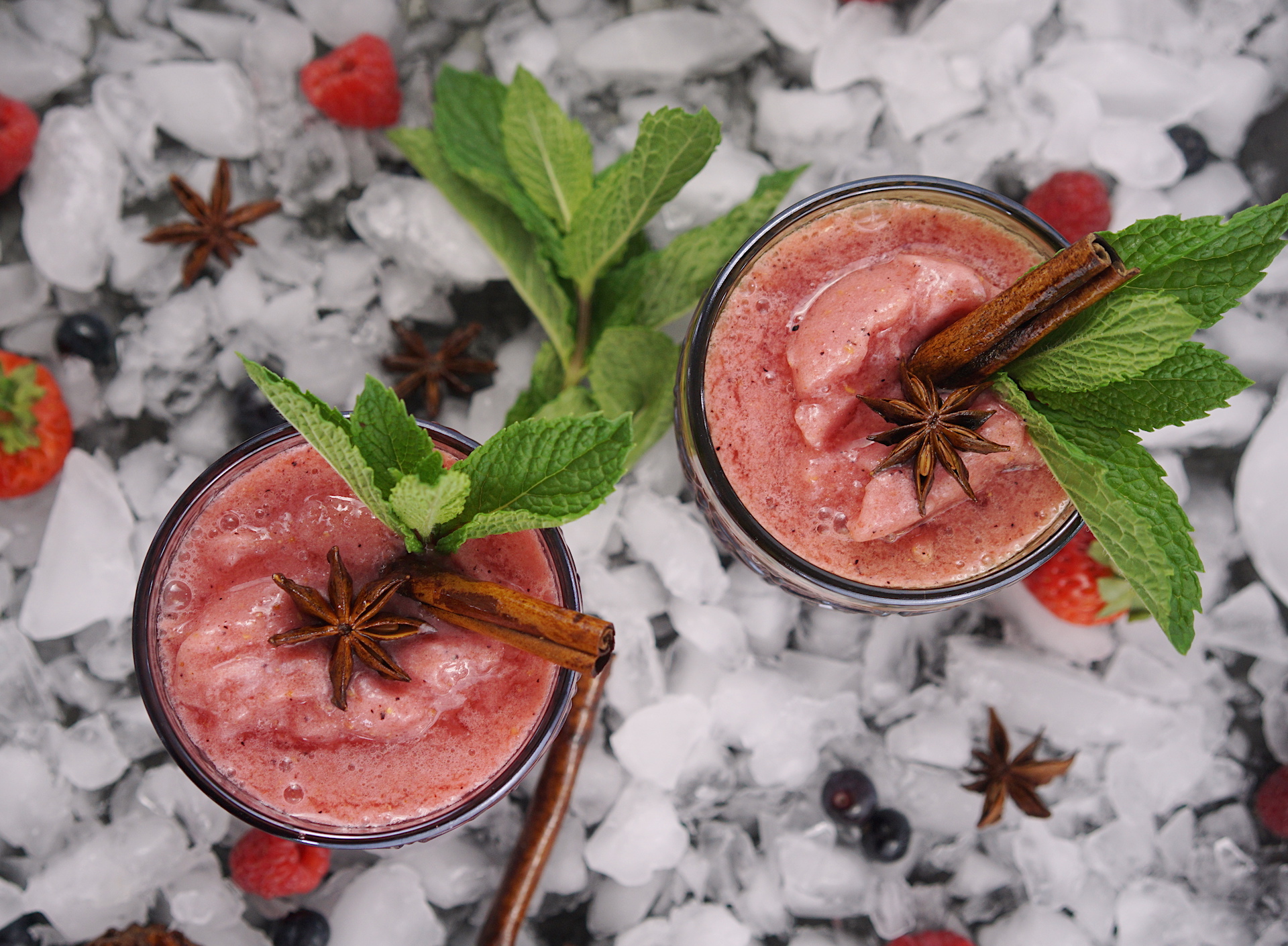 Spiced Berry Horchata