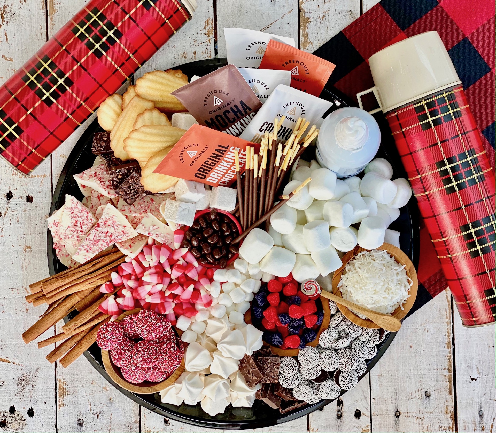 Hot Cocoa Board with Crockpot Cocoa Recipe